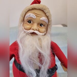 Vintage 12" rubber face santa